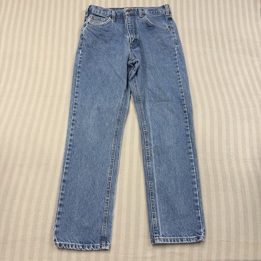 Carhartt B18 DST Traditional Fit Blue Denim Jeans 31X30 Medium Wash #3